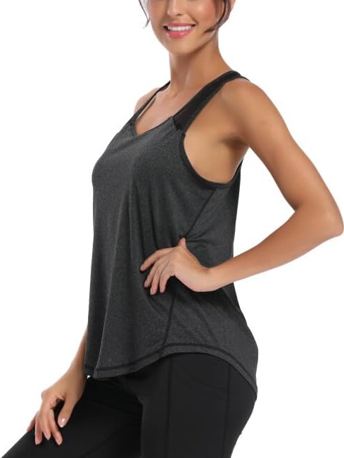 Workout Tank Tops Women Gym Sport Sleeveless Running Tops Yoga Shirts